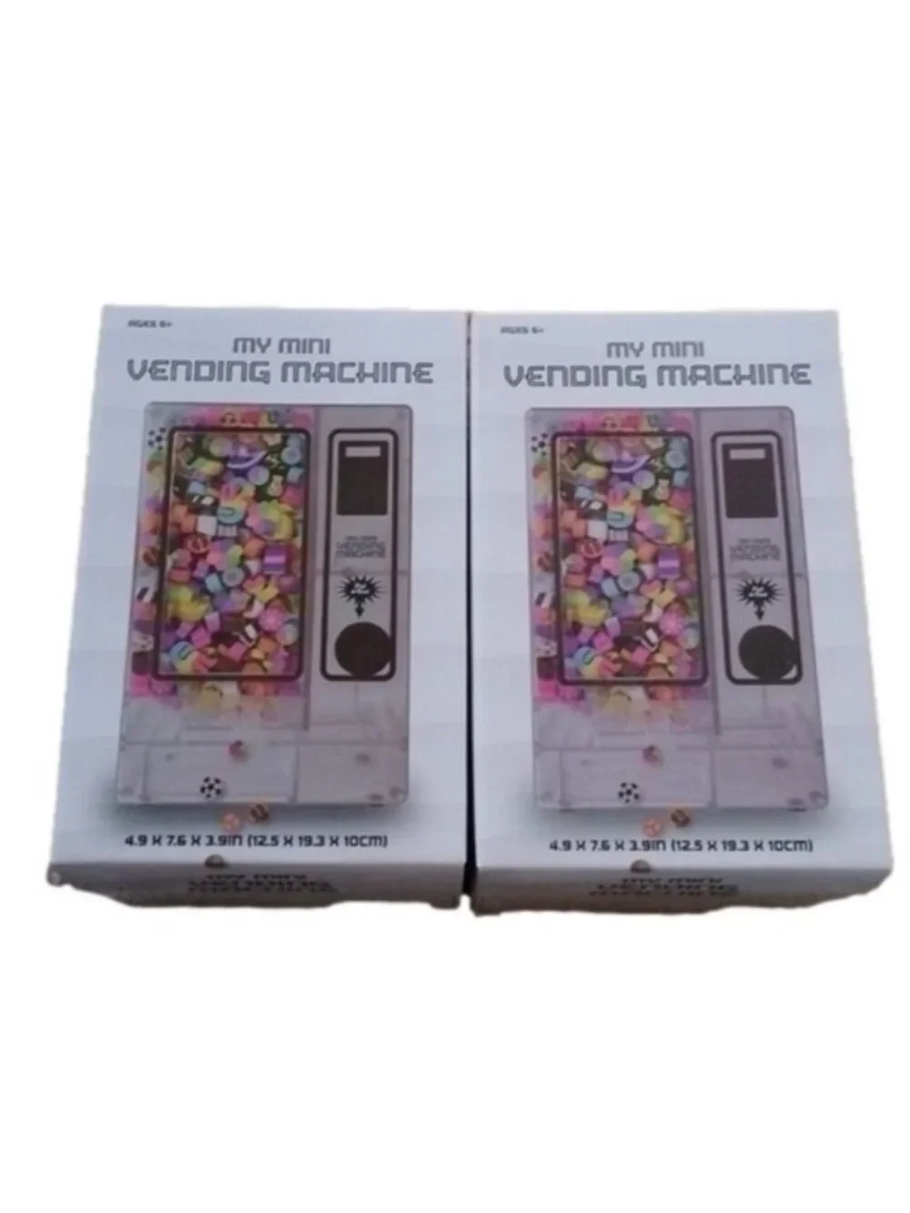Mini Candy Dispenser Vending Machine Desktop, Set of 2